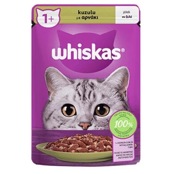 Whiskas Kuzulu Yetişkin Konserve Kedi Maması 85 Gr ürün görseli