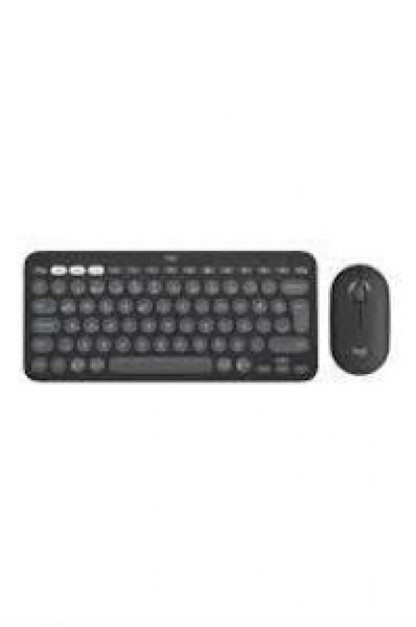 Logitech 920-012245 Grafit Pebble 2 Combo Çoklu Sessiz Kablosuz Türkçe Q Klavye Mouse Seti - 2