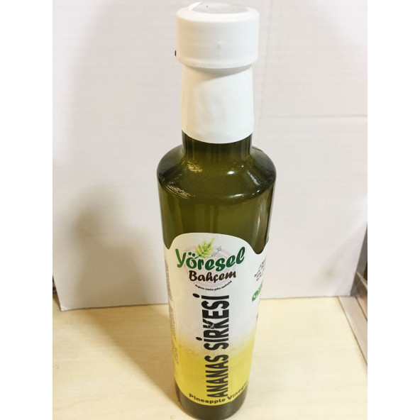 YÖRESEL BAHÇEM NEŞE NATURAL DOĞAL ANANAS SİRKESİ 500 ML CAM ŞİSE