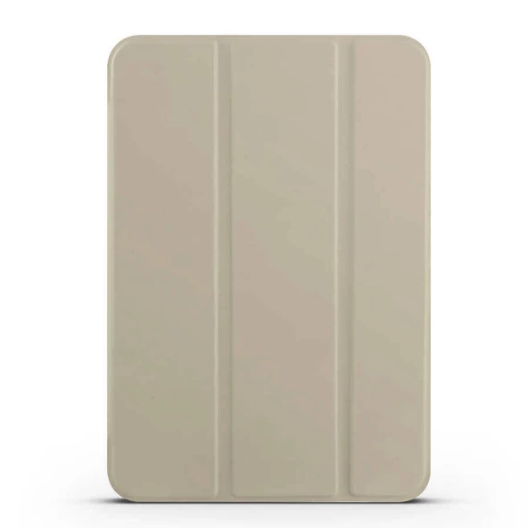 Apple iPad Mini 2021 (6.Nesil) Zore Smart Cover Standlı 1-1 Kılıf  Gold