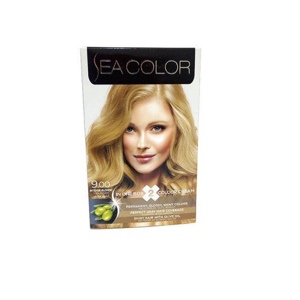 Sea Color Kit Saç Boyası-9.00 Yoğun Sarı