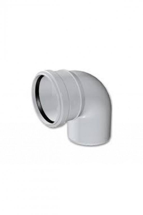 100 x 87 Fırat Pvc Kapalı Dirsek 5li Paket - 1