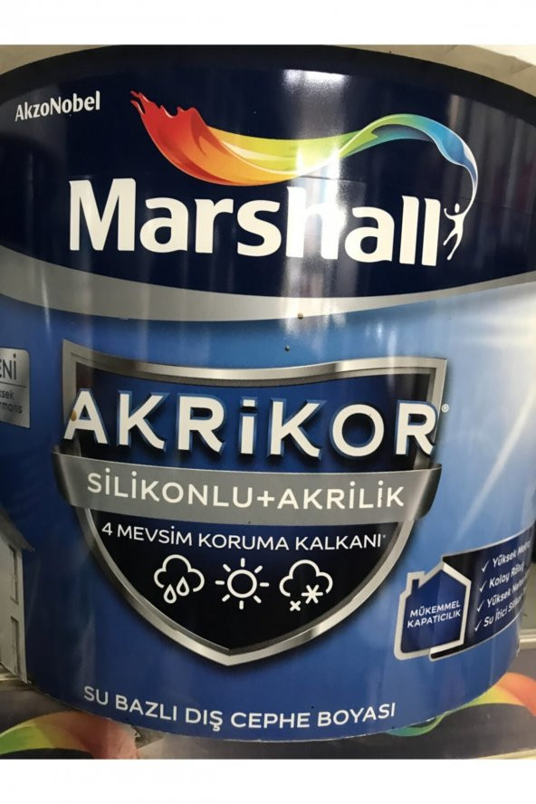 Akrikor Dış Cephe Boyası BEYAZ 15 LT