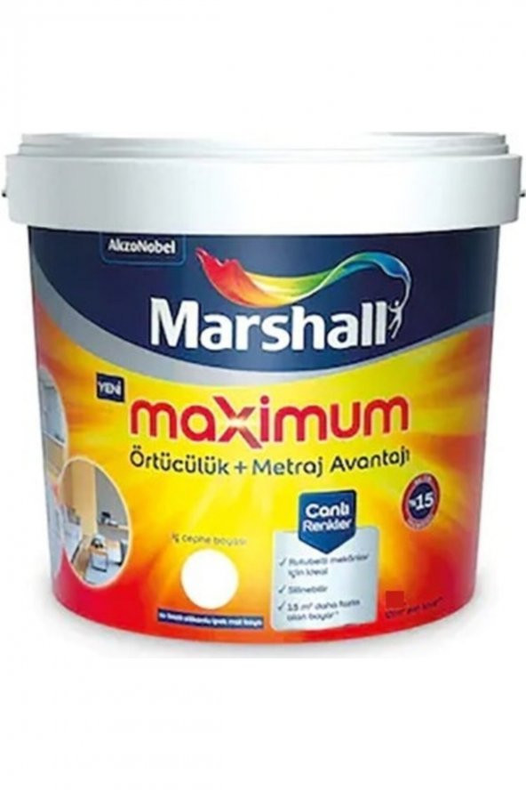 Maximum Silikonlu Iç Cephe Boyası Rıhtım 2.5lt