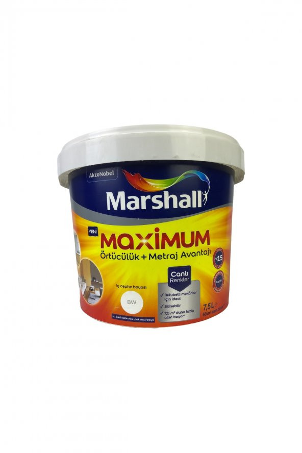 Maximum Iç Cephe Boyası Gelin Teli 7,5l