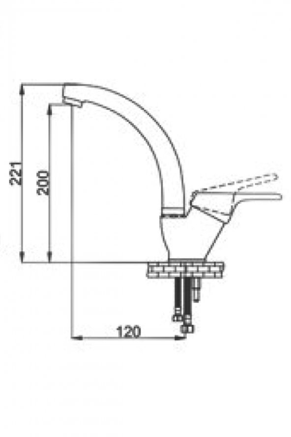 MİX KUĞU LAVABO BATARYASI BMK015 - 2