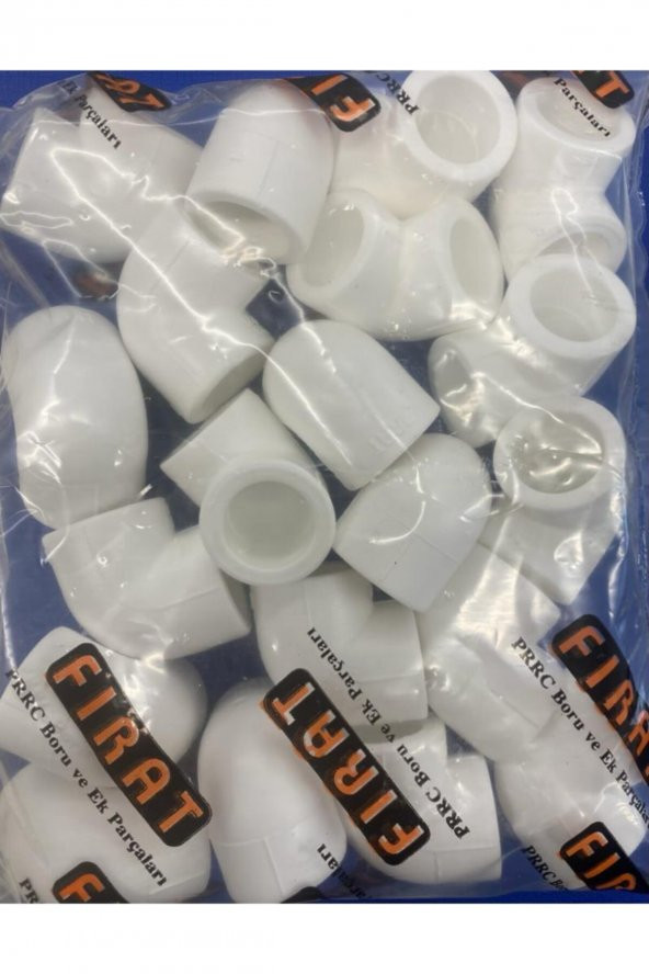 Fırat Plastik 25 Mm Pprc Kapalı Dirsek 90°  20 Adet - 2