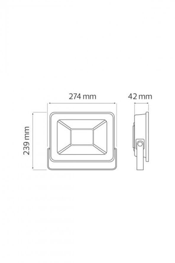 Horoz Pars-100 100 Watt Led Projektör 4000 Lümen Beyaz Smd Led Projektör - 2