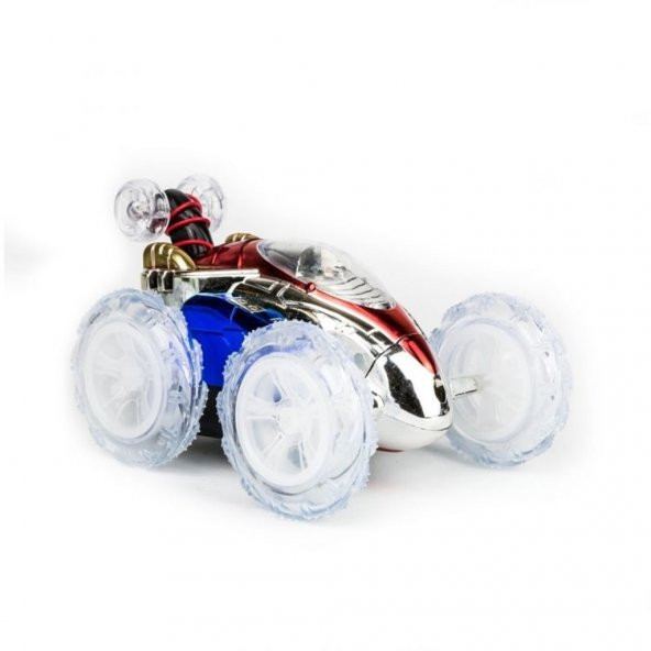 Dasher U/K Çılgın Akrobat Araba, Takla Atan Işıklı Şımarık Araba - 4