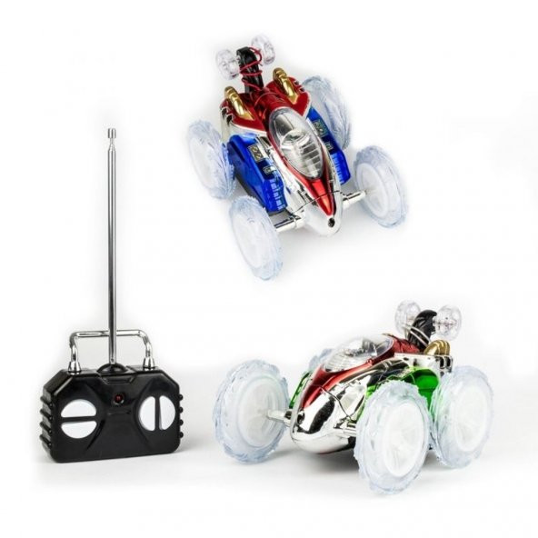 Dasher U/K Çılgın Akrobat Araba, Takla Atan Işıklı Şımarık Araba - 6