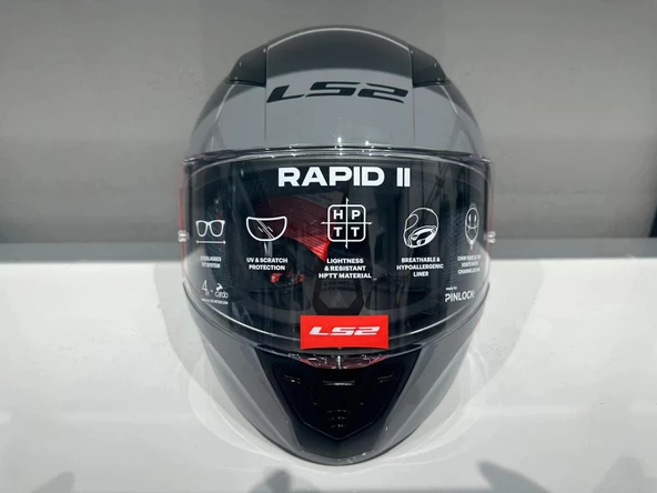 KASK LS2 RAPID 2 NARDO GRİ - Resim 2