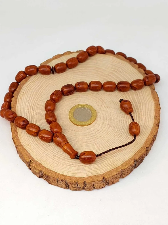 Andız Ağacı 33lük Tesbih 9.5*13.5mm (44440) - Resim 4