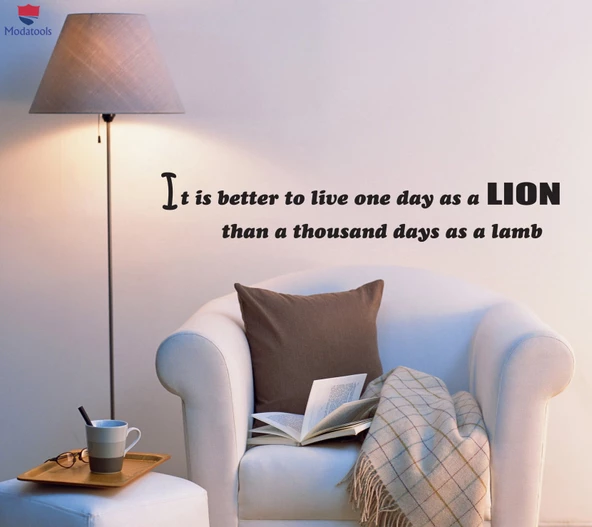 Duvar Sticker Alıntı Ünlü Ofis Motivasyon Burcu Ofis, Çalışma Odası Sticker
