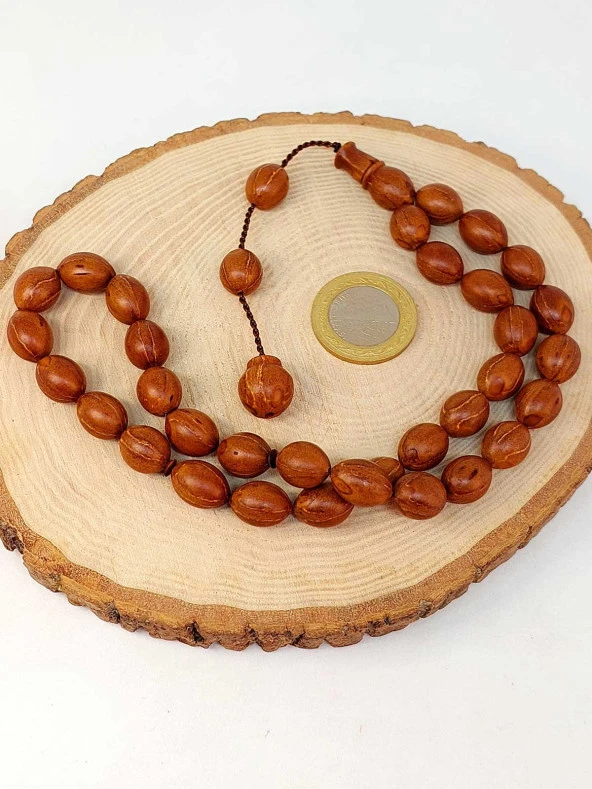 Andız Ağacı 33lük Tesbih 10.5*13.5mm (44445) - Resim 2