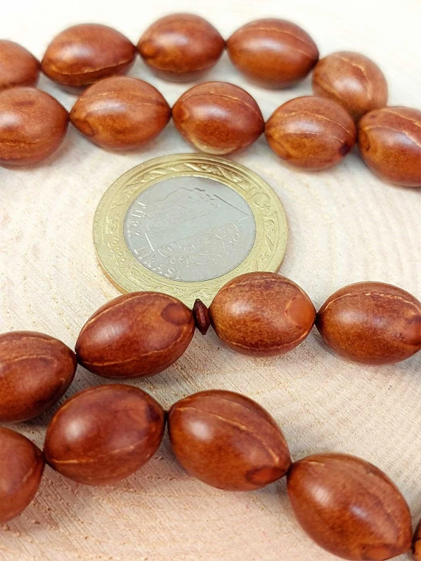 Andız Ağacı 33lük Tesbih 10.5*13.5mm (44445) - Resim 3