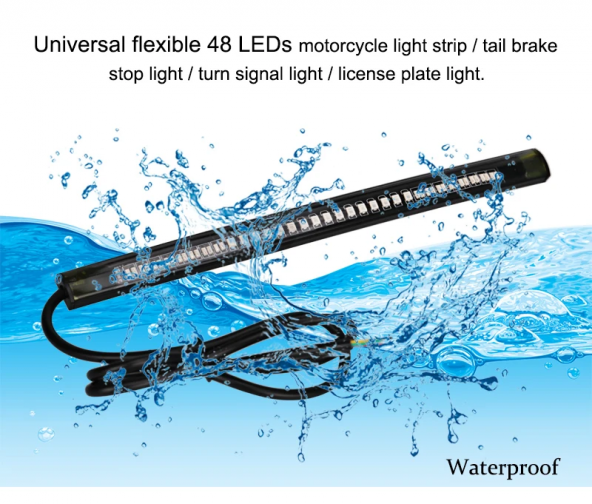 Şerit led esnek model kırmızı-sarı 12v / LAAM442 - 3