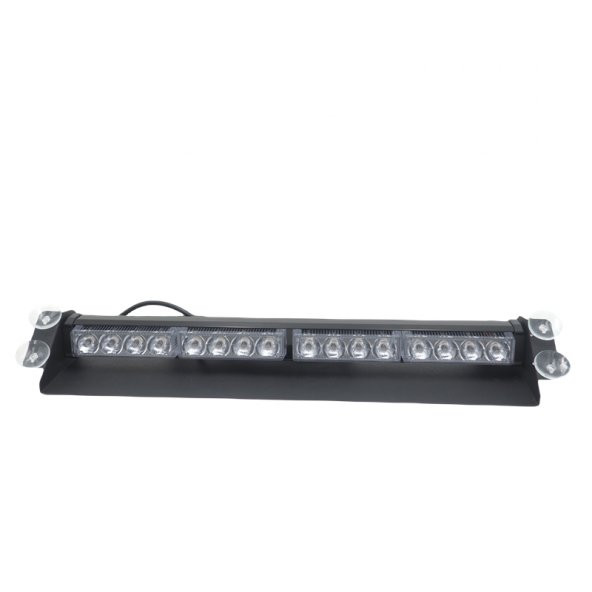 Çakar lamba 50cm 12-30v vantuzlu 16 ledli kırmızı-mavi / LAPA540 - 4
