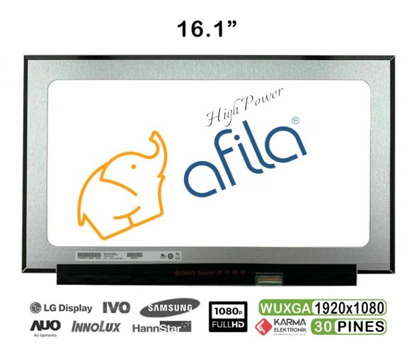 Hp Pavilion Gaming 16-A0024NT 3Y4V1EA uyumlu Notebook Lcd Ekran, Panel 30pin - 3