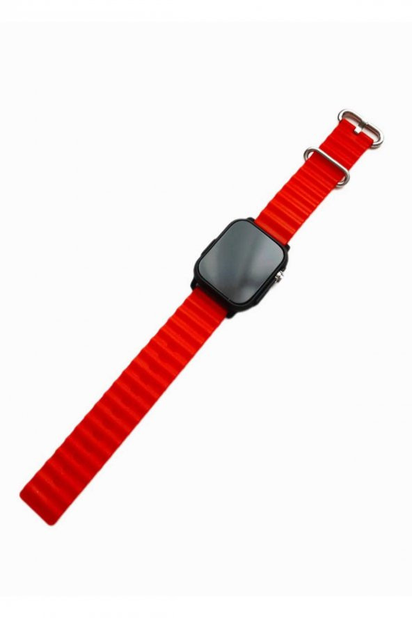 Renkli Led Ekranlı Silikon Kordonlu Kol Saati - 2