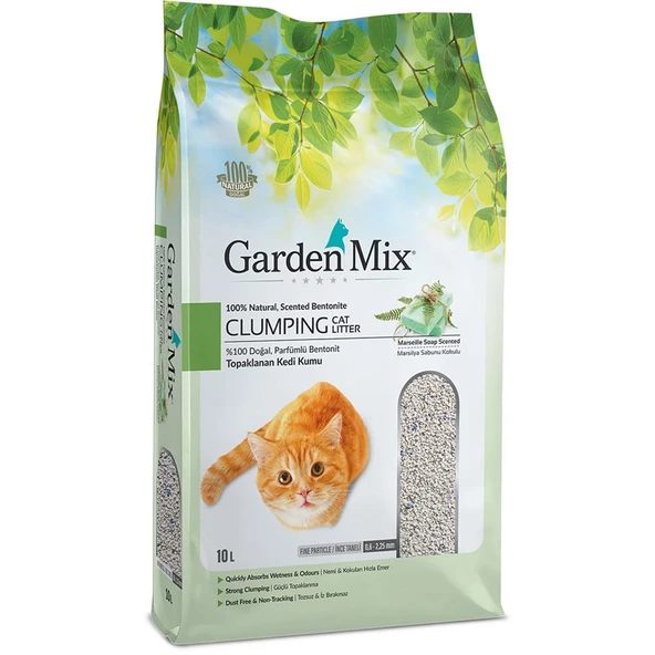 Gardenmıx Bentonit Marsilya Sabunu Kalın 10L