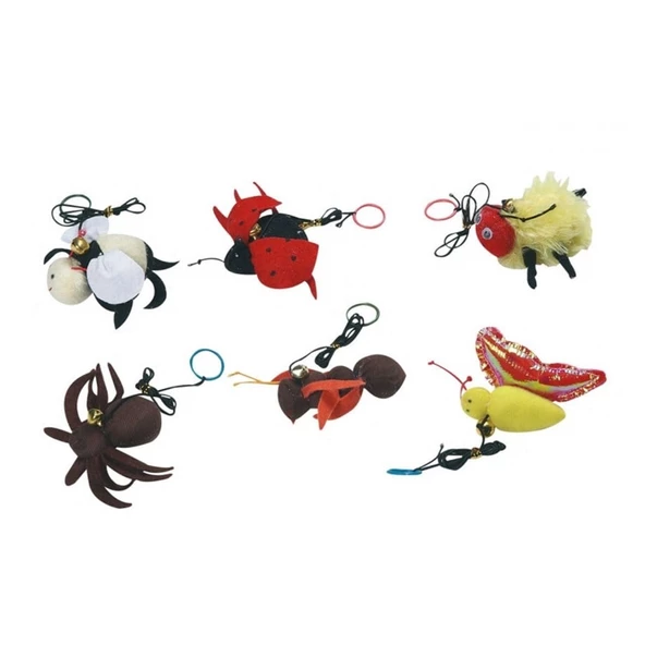 Karlie Sesli Böcekler Kedi Oyuncağı 6lı Set ürün görseli