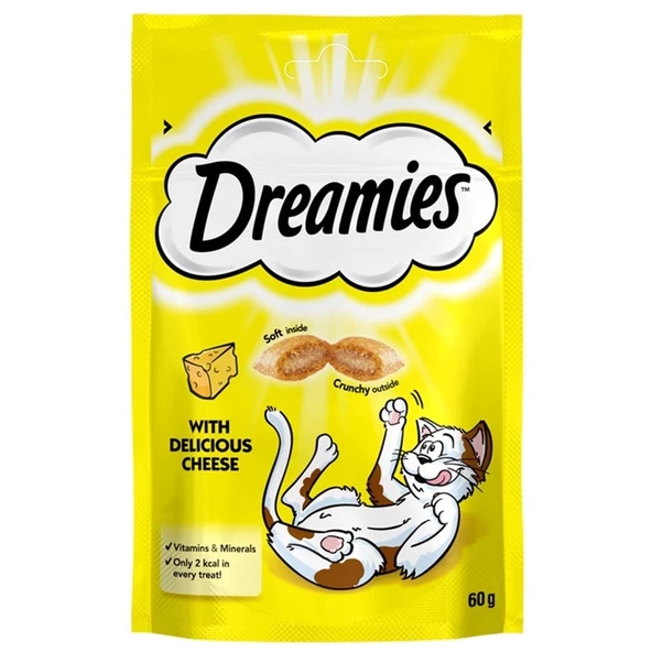 Dreamies With Cheese Peynirli Kedi Ödülü 60 Gr