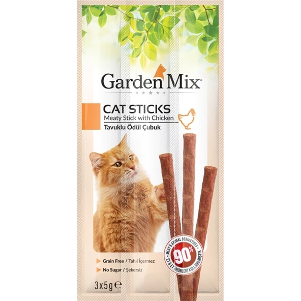 Gardenmix Tavuklu Kedi Stick Ödül 3x5g