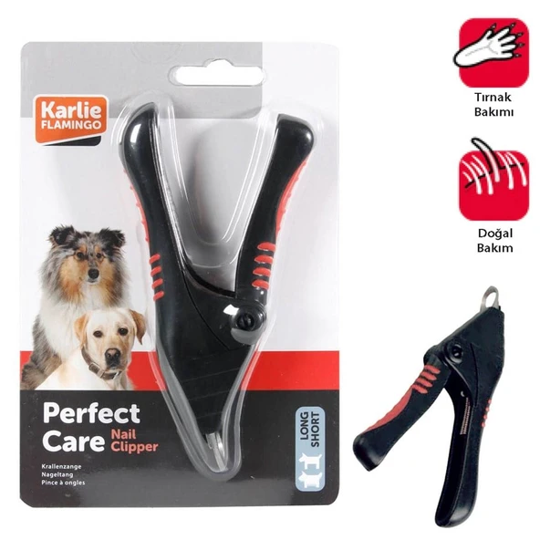 Karlıe Giyotin Tırnak Makası U:14Cm Siyah-Kırmızı