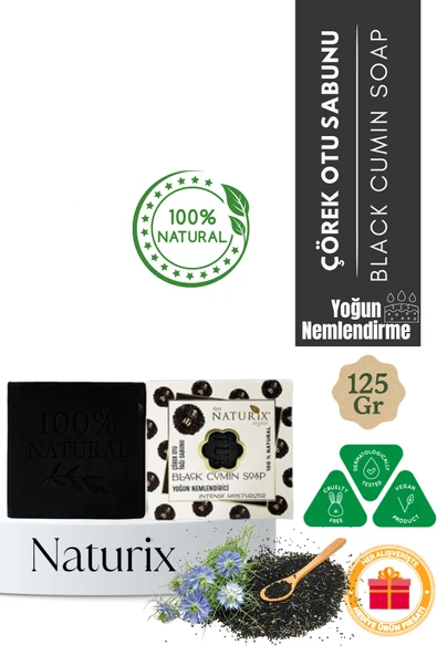 Çörek Otu Yağı Sabun 125 Gr - Yoğun Nemlendirici ve Ayak Koku Giderici - 1