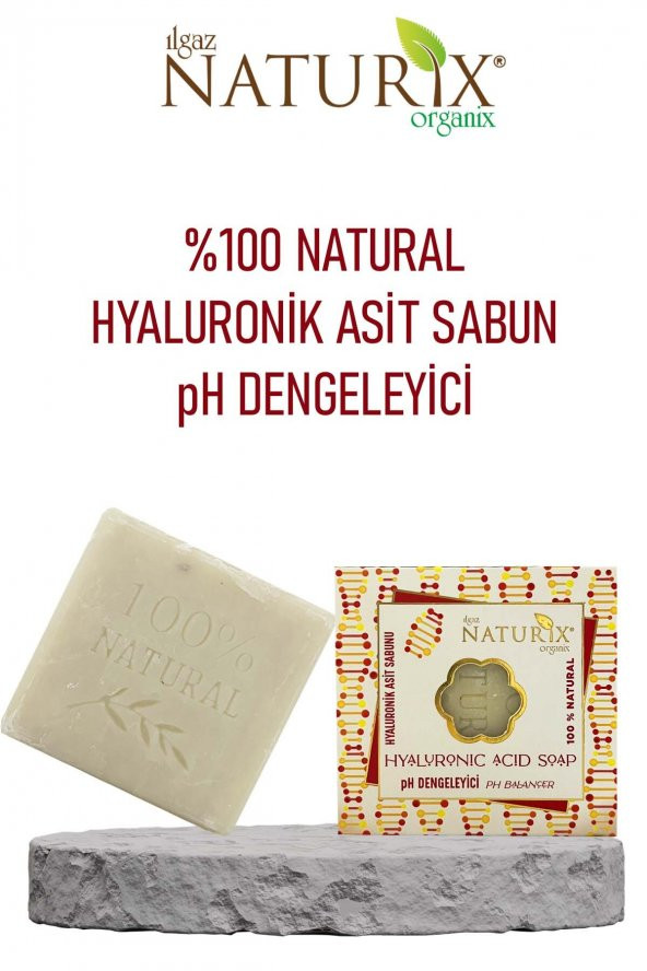 Natural Hyaluronik Asit Sabunu Ph Dengeleyici Kırışıklık Karşıtı Arındırıcı Hyaluronic Acid Soap