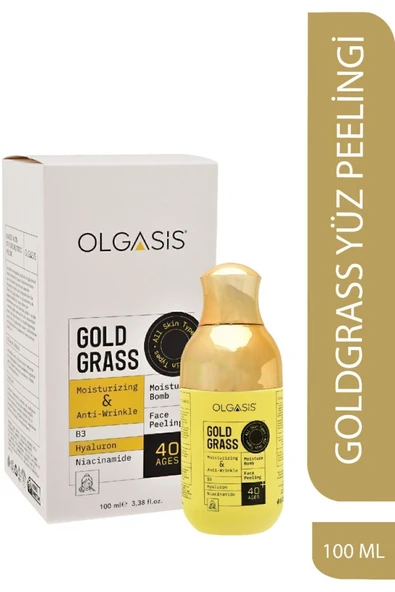 Gold Grass Face Peeling 40+ - Sıkılaştırıcı & Yoğun Kırışıklık Karşıtı Altın Otu Peeling - 1