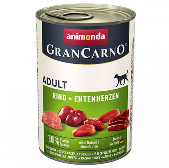 Animonda GranCarno Sığır Eti ve Ördek Köpek Konservesi 400 Gr