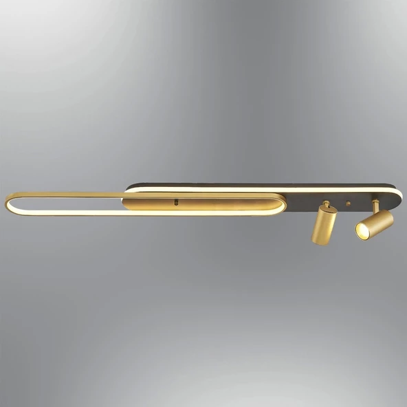 A-415-2S 2Lİ SPOTLU LEDLİ AVİZE SİYAH - 2