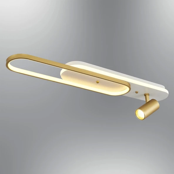 A-415-1B TEK SPOTLU LEDLİ AVİZE BEYAZ - Resim 2