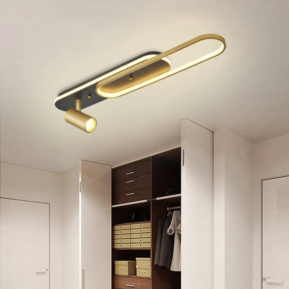 A-415-1S TEK SPOTLU LEDLİ AVİZE SİYAH - 2
