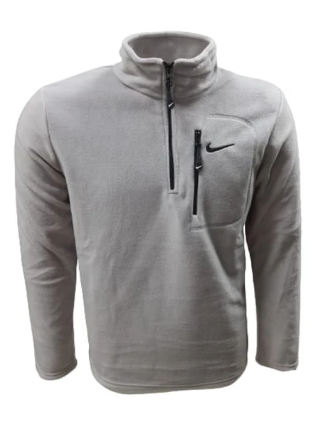 Nike N01371 Erkek Slim Fİt Yarım Fermuarlı Polar Sweatshirt - 7