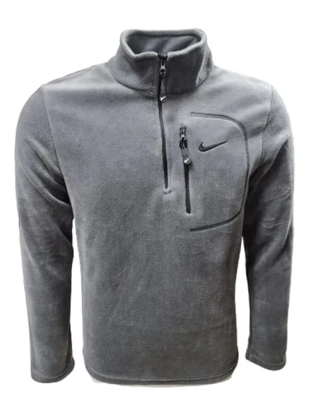 Nike N01371 Erkek Slim Fİt Yarım Fermuarlı Polar Sweatshirt - 2