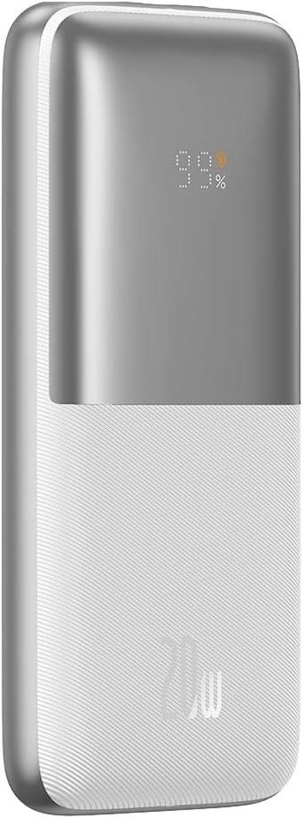 Baseus Bipow Pro Overseas 10000 mAh 20W Dijital Ekranlı Powerbank Beyaz Teşhir - 3