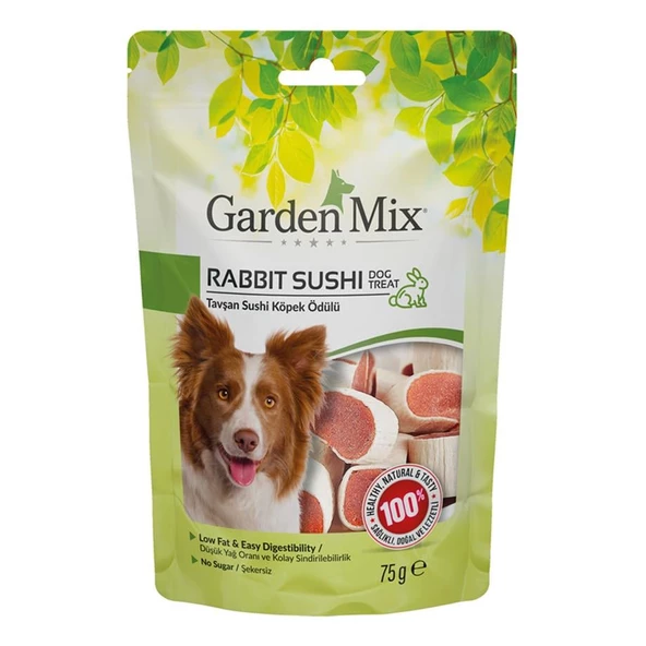 Garden Mıx Tavşan Sushi Köpek Ödülü 75 Gr ürün görseli