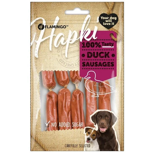 Flamingo Ducksnack Ördekli Sosis Köpek Ödülü 85gr ürün görseli