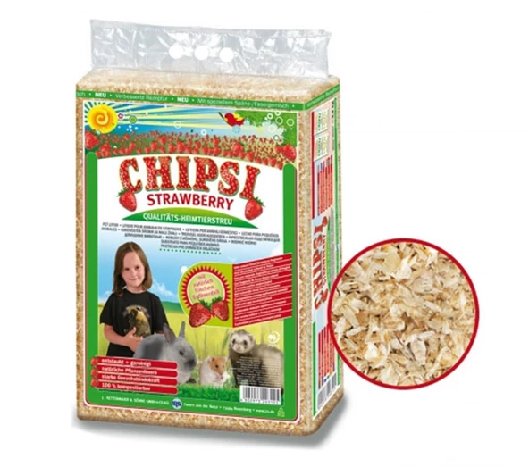 Chipsi Çilekli Talaş 60 Lt