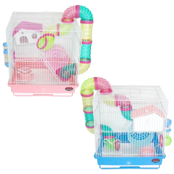 Dayang Hamster Kafesi Borulu 35X28X37