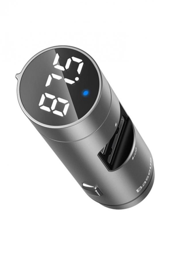 Energy Column Bluetooth 5.0 Araç Mp3 Dual Usb Araç Şarjı Siyah 31564 - 4