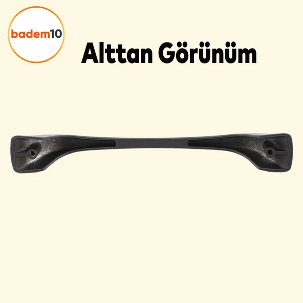 Ovit Mobilya Mutfak Dolabı Çekmece Dolap Kapak Kulpu Düz Metal Kulp Kulbu Kulpu 160 Mm Siyah - 4