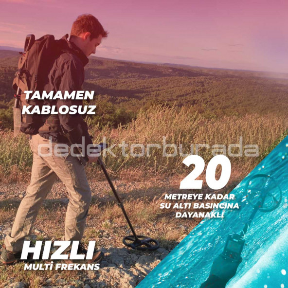 Deus 2 Dedektör - 28cm FMF Başlık, Ana Kontrol Ünitesi - 6