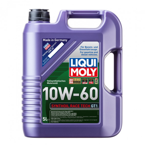 Liqui Moly Synthoil Race Tech GT1 10W-60 Motor Yağı 5 Litre (LM8909)