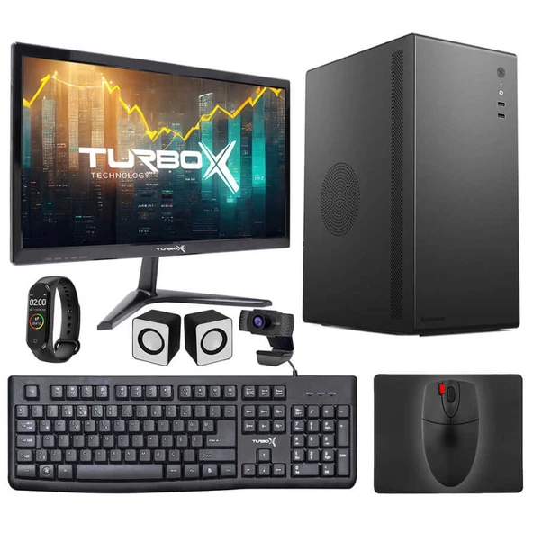 Turbox Tx4944 Intel Core i5 3470 16GB Ram 1TB M.2 NVMe SSD 19.5 inç Masaüstü Ofis Bilgisayarı
