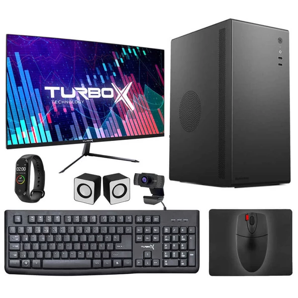 Turbox Tx4980 Intel Core i5 3470 16GB Ram 1TB M.2 NVMe SSD 23.6 FHD Masaüstü Ofis Bilgisayarı