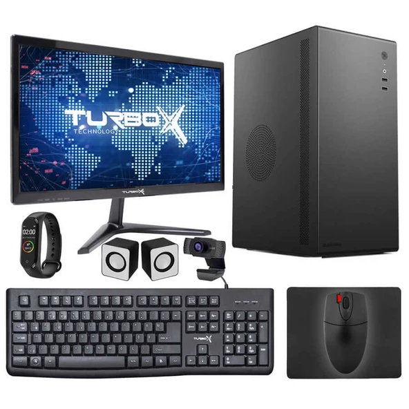 Turbox Tx4973 Intel Core i7 4770 8GB Ram 512GB M.2 NVMe SSD 21.5 FHD Masaüstü Ofis Bilgisayarı