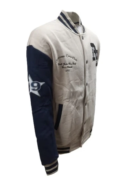 Tarz Cool T01238 Kolej Ceket İşleme Detaylı Çıtçıt Düğmeli Cepli - Resim 5